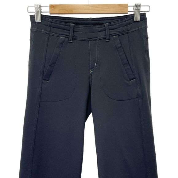 Kuhl Black Stretch Knit Slim Straight Pull On Hiking Athleisure Pants Size 2 - Picture 3 of 9